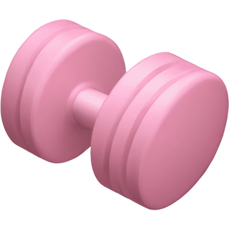 Pale pink dumbbell  emoji