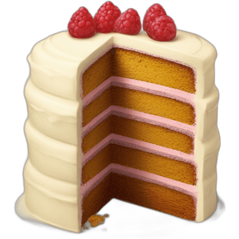 cake into slices emoji