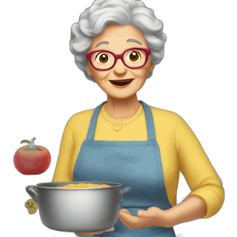 Granny's kitchen emoji