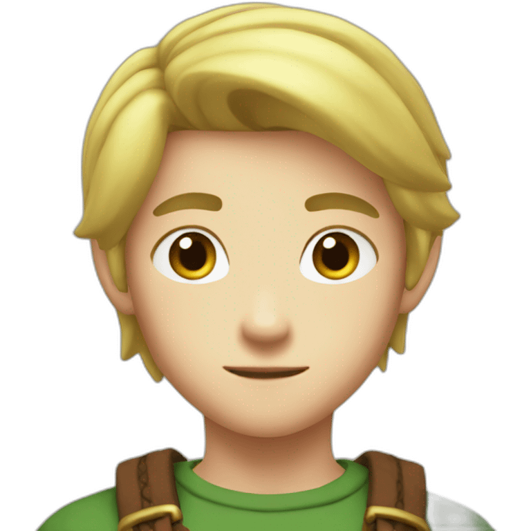 young link without hair emoji