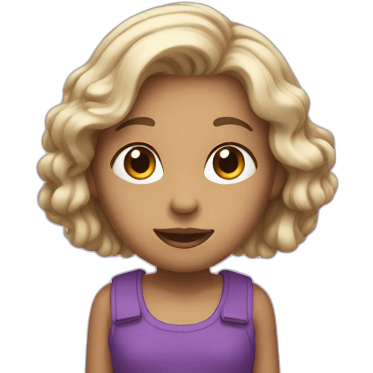 Ours violet emoji