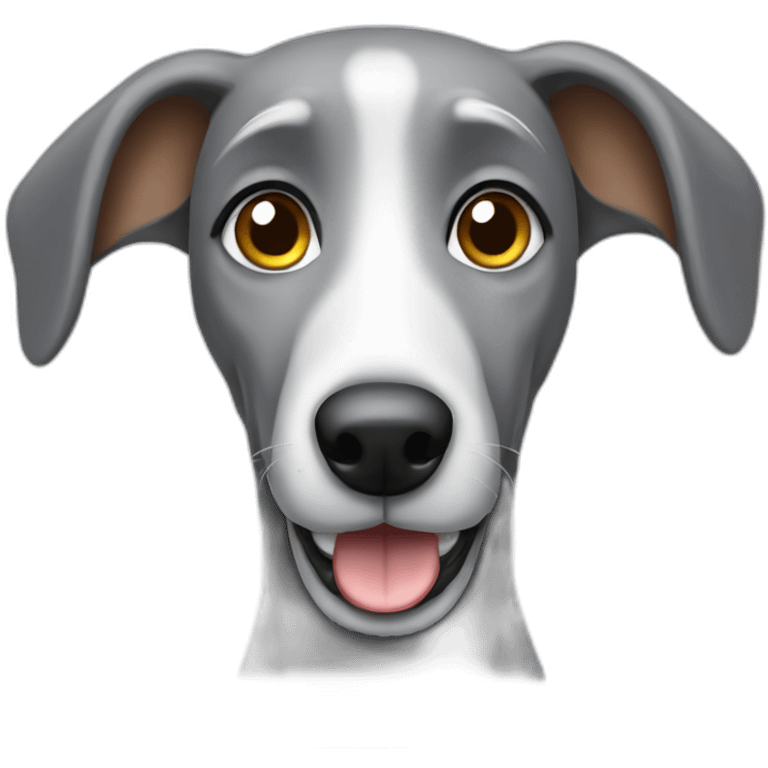 Cute Grayhound emoji