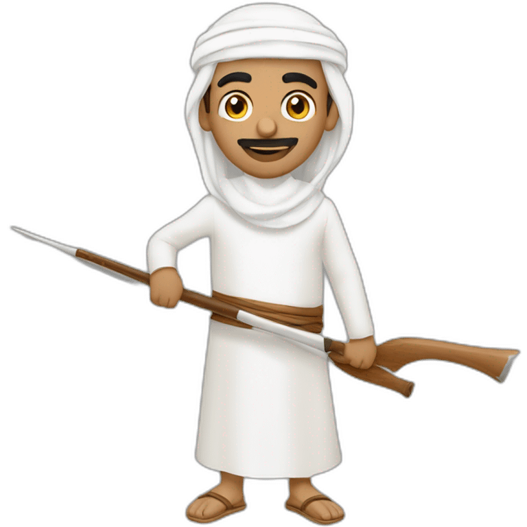 bahraini man with traditional ghitra emoji