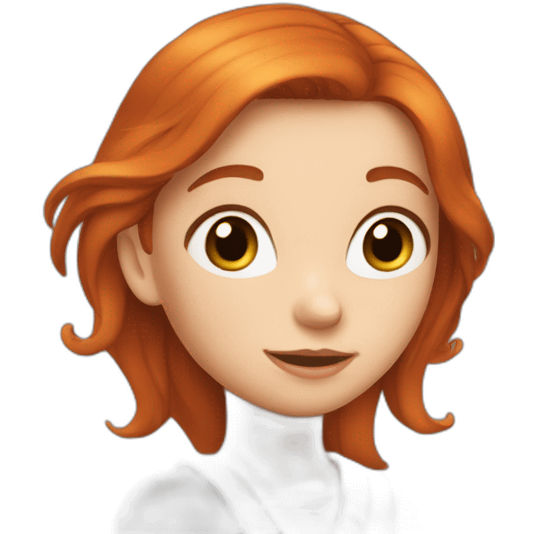 fille rousse emoji