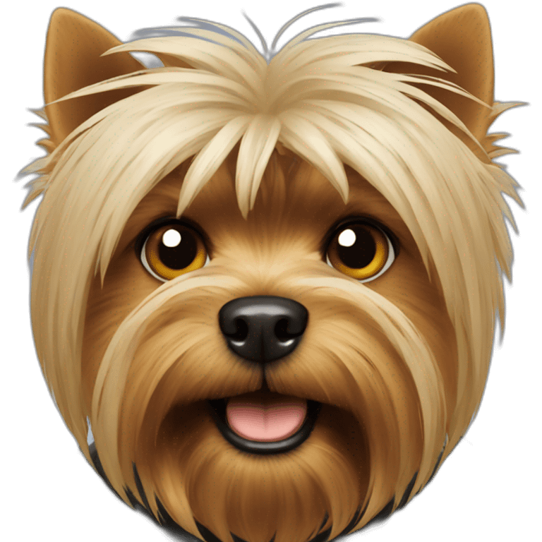 Angry Yorkshire terrier emoji