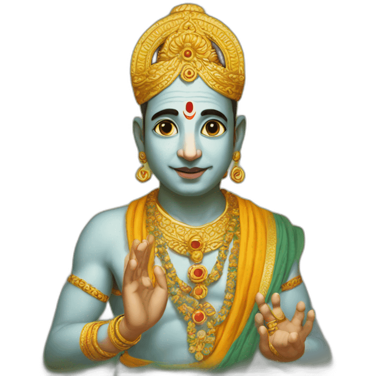 hare-krishna-god emoji