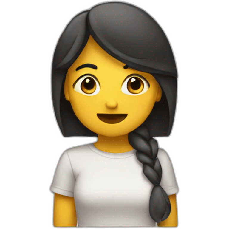 femme qui dab emoji