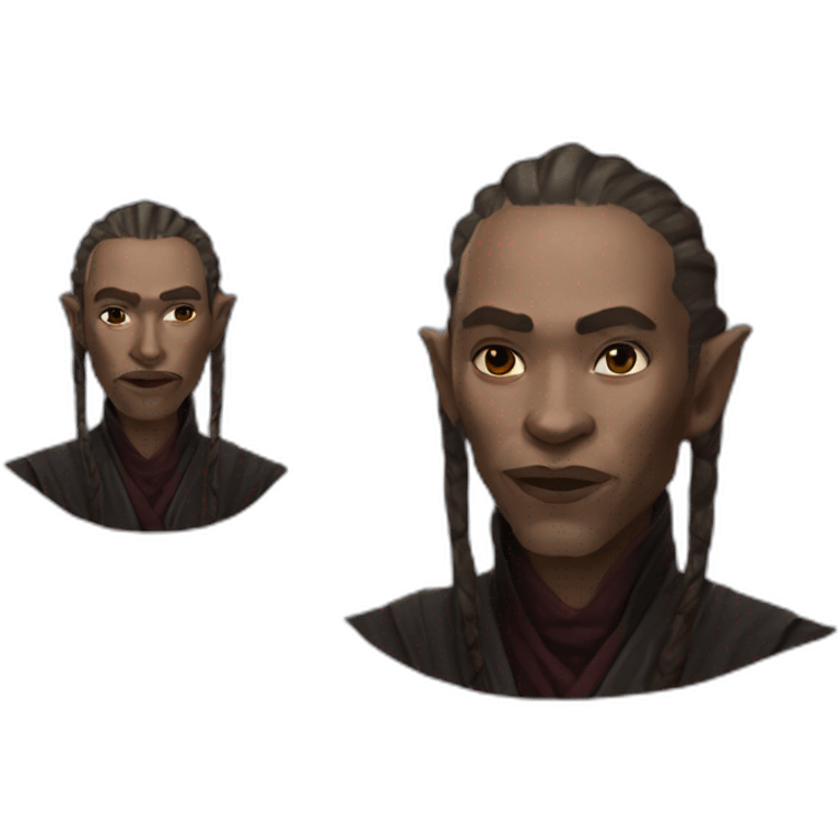 hyperrealist sith jedi in world of warcraft emoji