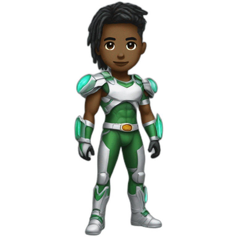 cyberpunk power ranger full body emoji