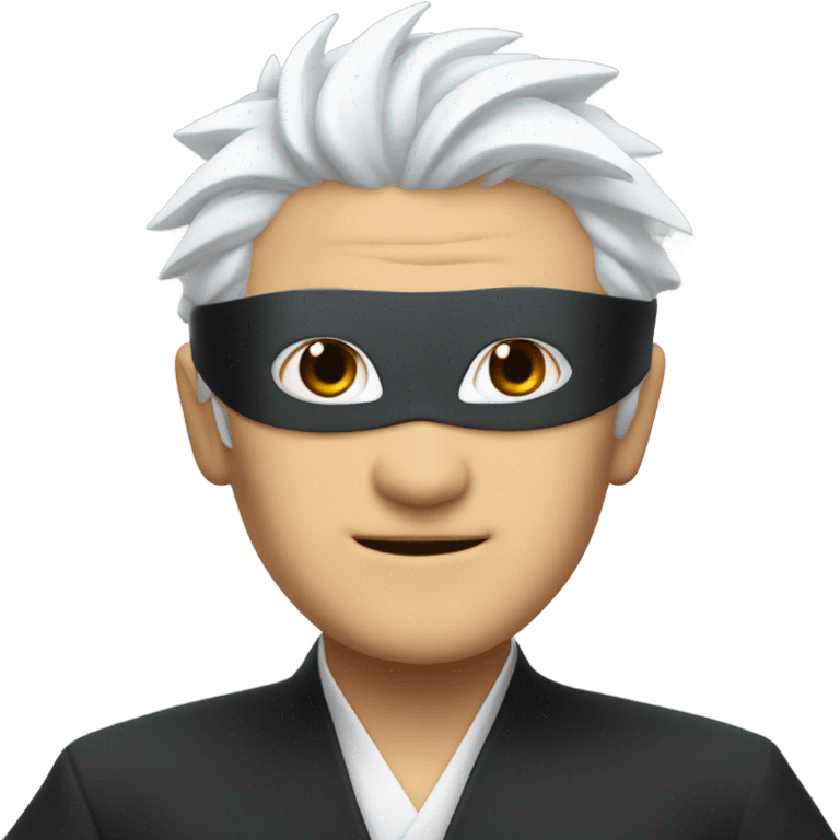 Satoru gojo with blindfold on emoji