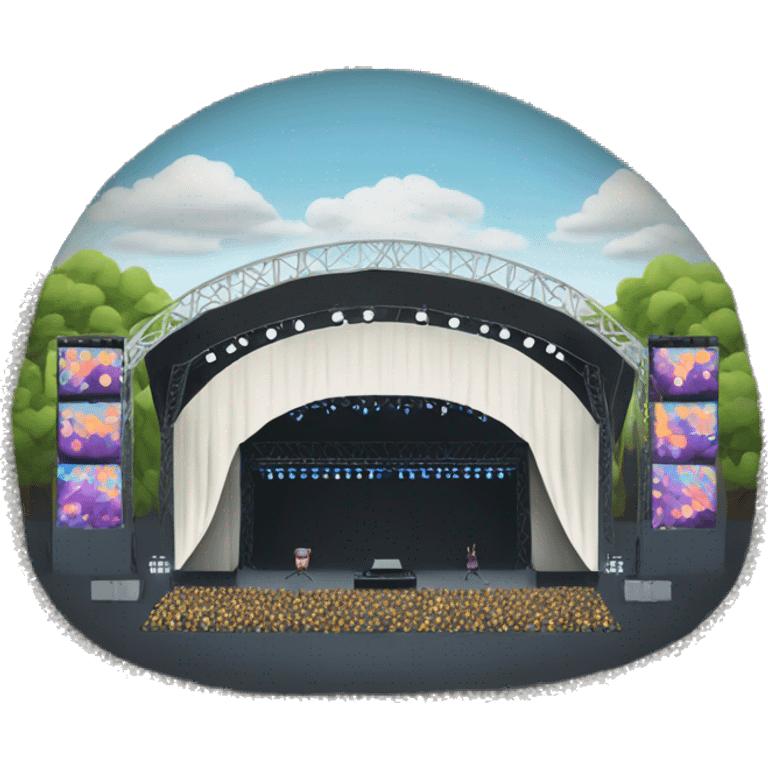 Bottlerock stage emoji