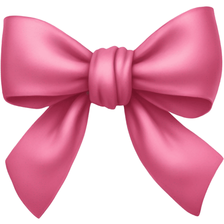 Cute pink bow emoji