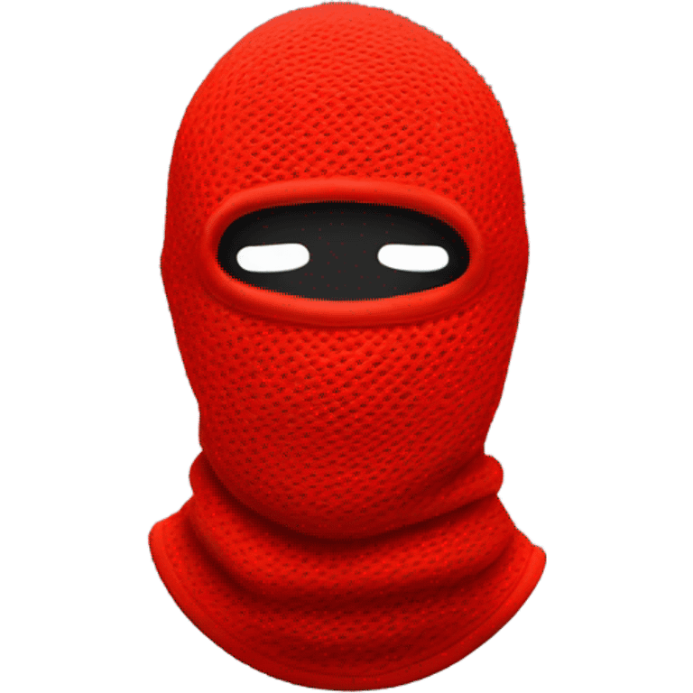 Red balaclava  emoji