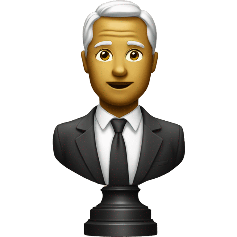 An Oscar statue emoji