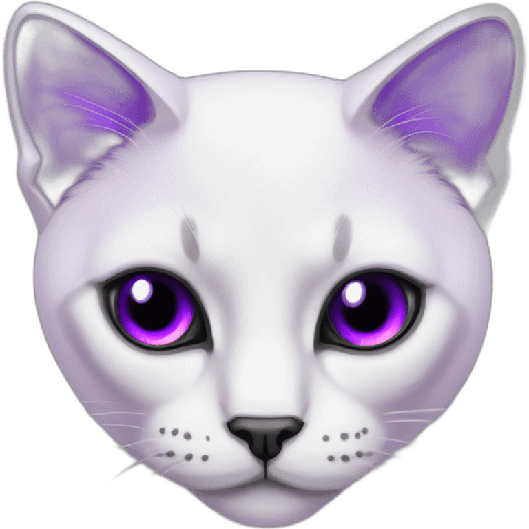 violet eyed cat car looking lamborghini emoji