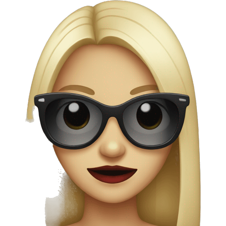 Female vampire with sunglasses emoji