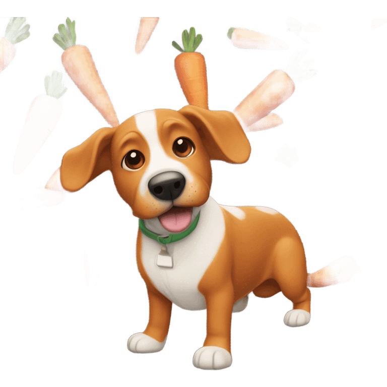 carrot dog emoji