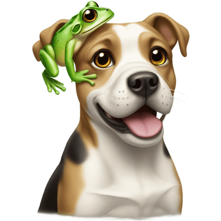 Dog and frog mixture emoji