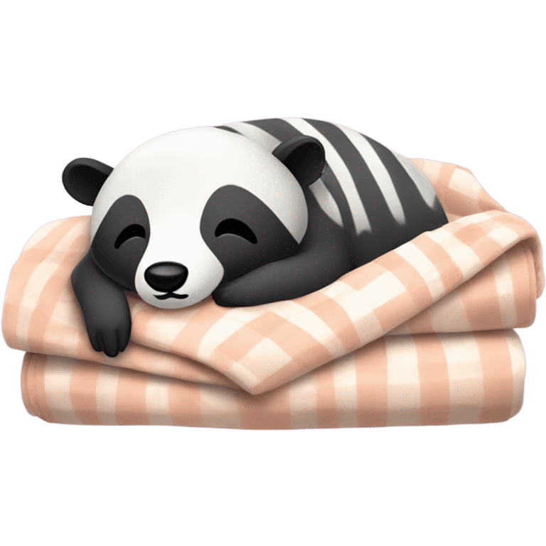 sleepy badger in pajama outfit cozy bed blankets emoji