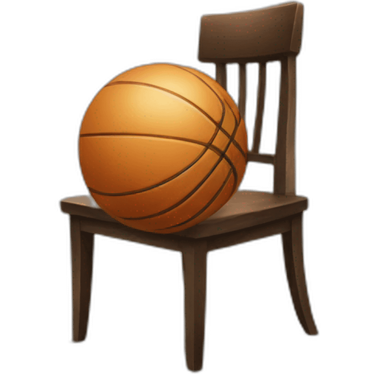 Ball and chair emoji