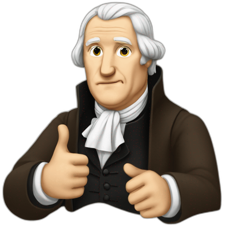 Hegel thumbs up emoji