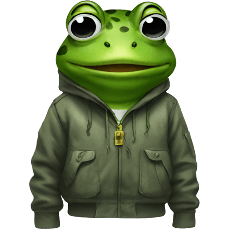 An frog rapper emoji  emoji