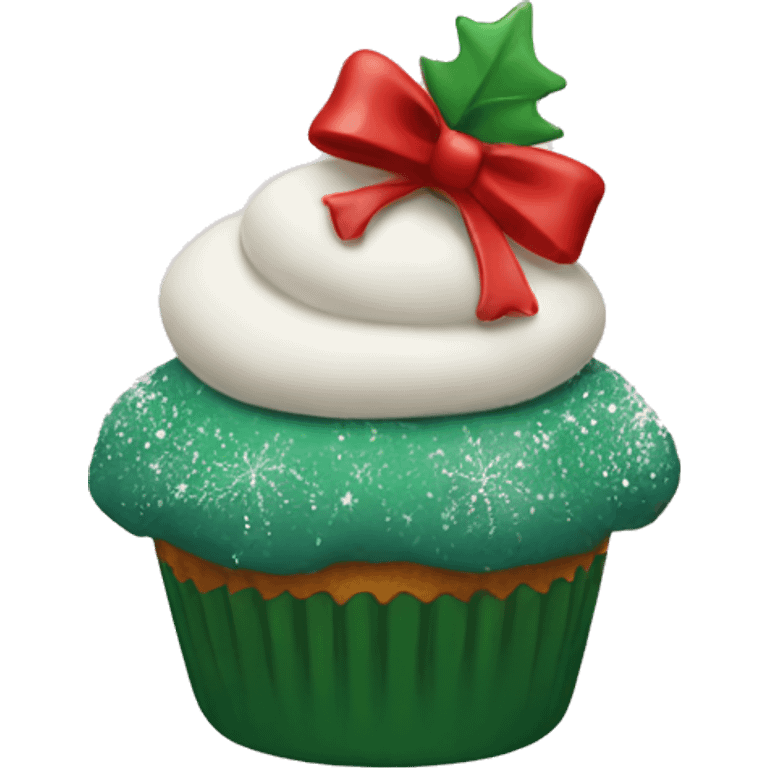 Christmas cupcakes  emoji