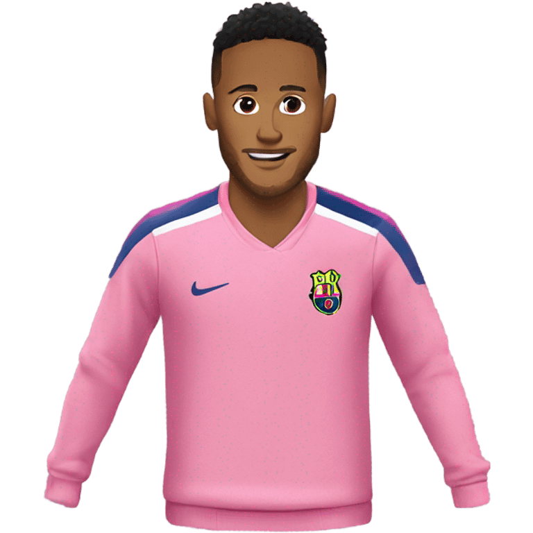 pink sweater on Neymar emoji