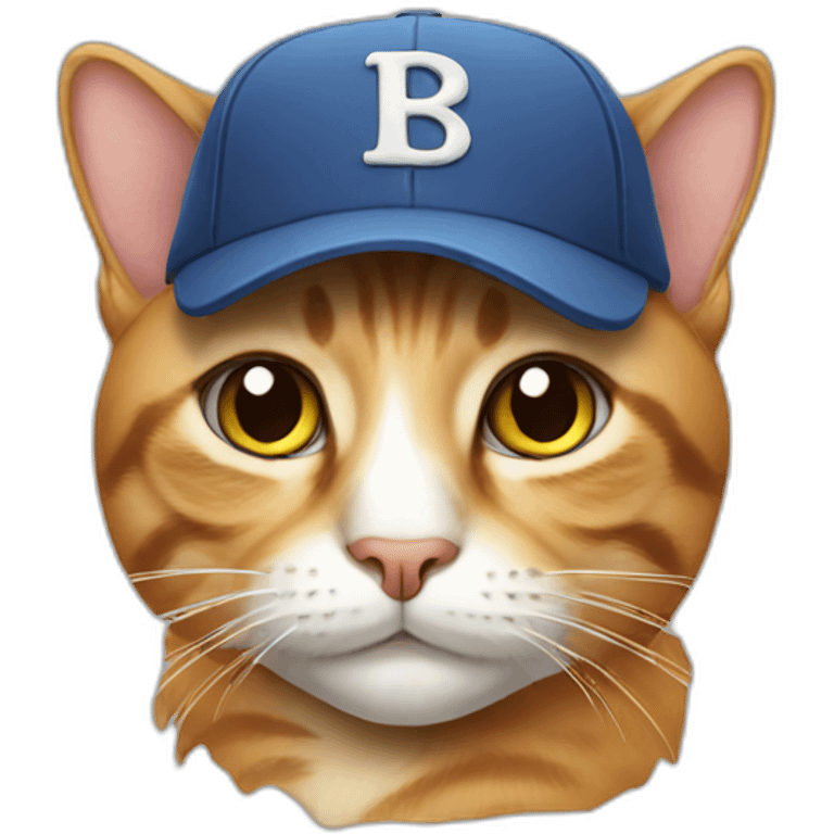 cat with cap emoji