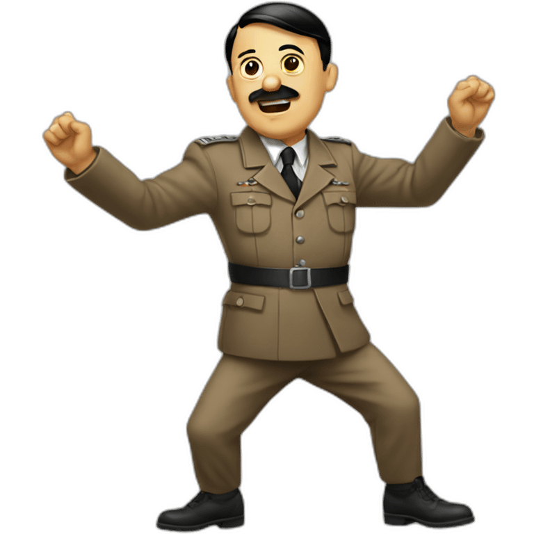 Hitler dancing emoji