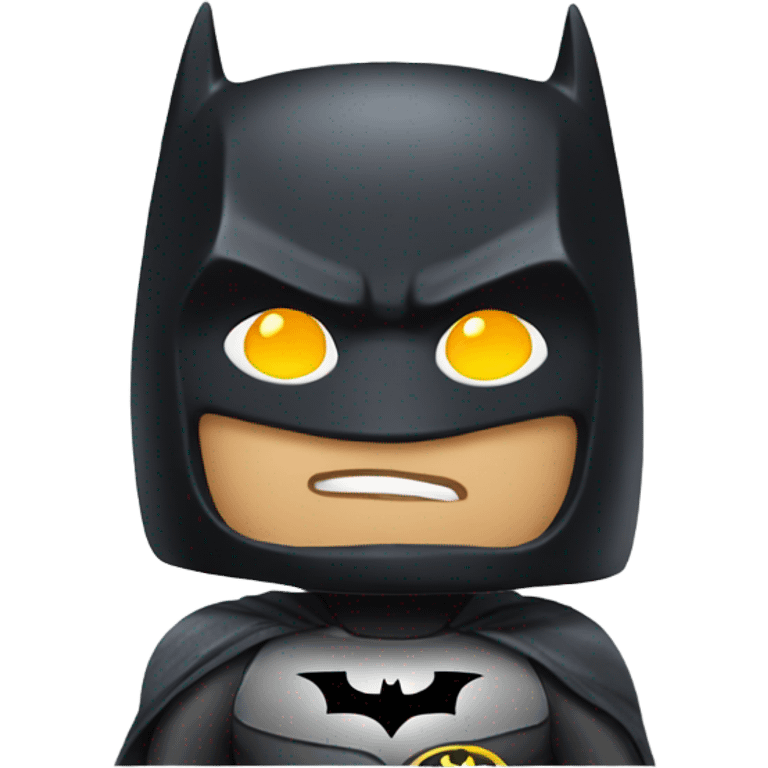 Batman with halo emoji