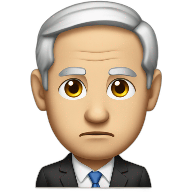 sad Benjamin Netanyahu emoji