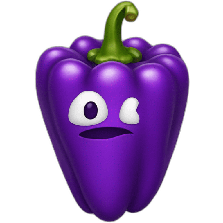 purple pepper emoji