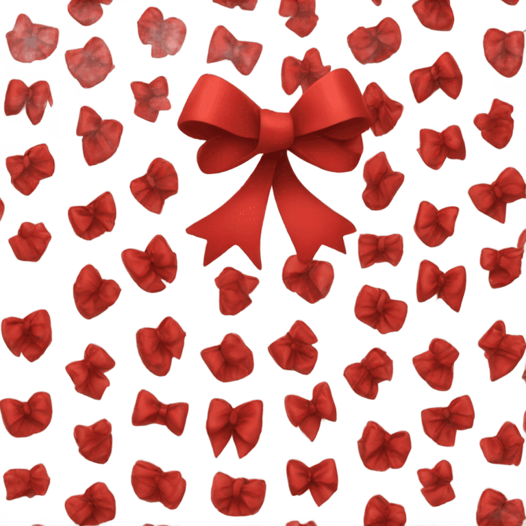 Red bow emoji