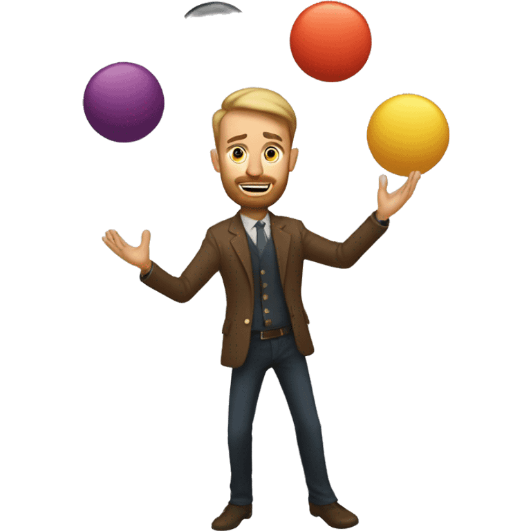 Jonas Griffith juggling emoji