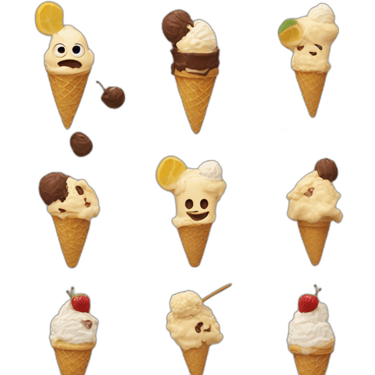 Harry potter eating ice cream emoji