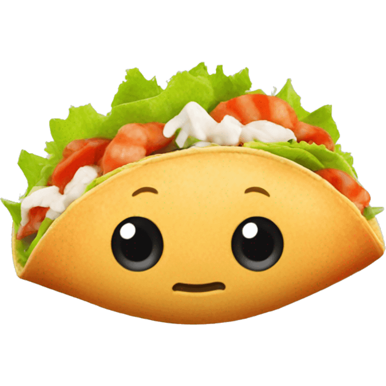 Shrimp taco emoji