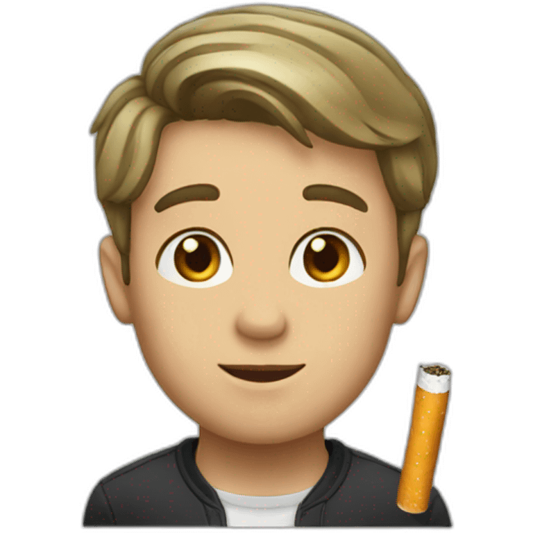 Cigarette boy emoji