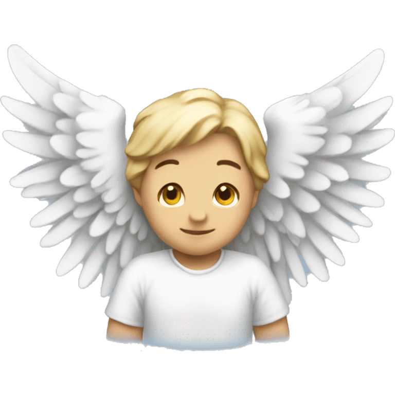 angel wings white emoji