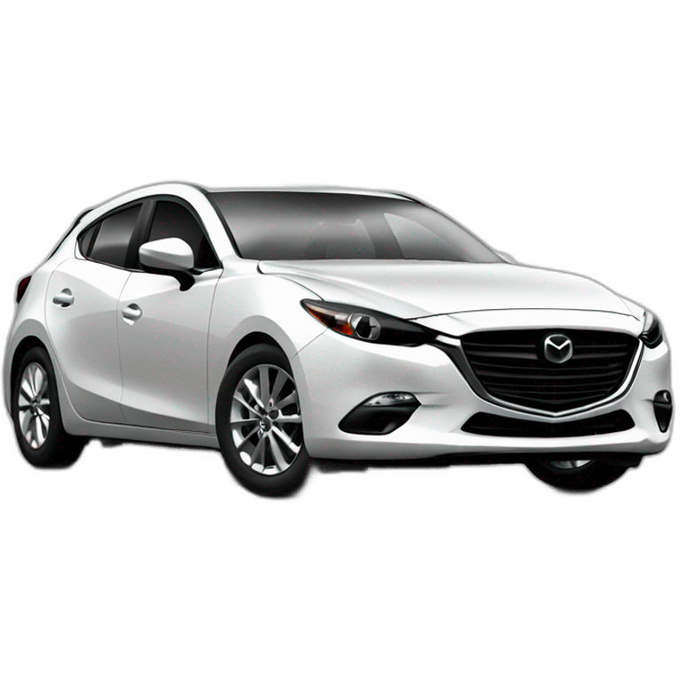 Mazda3-white emoji