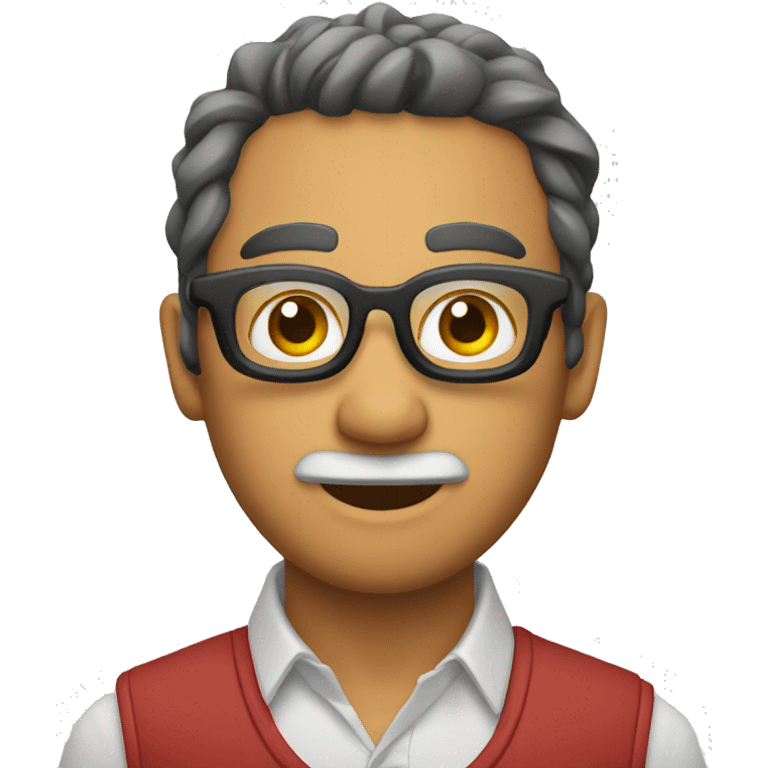 Viejito con lentes emoji