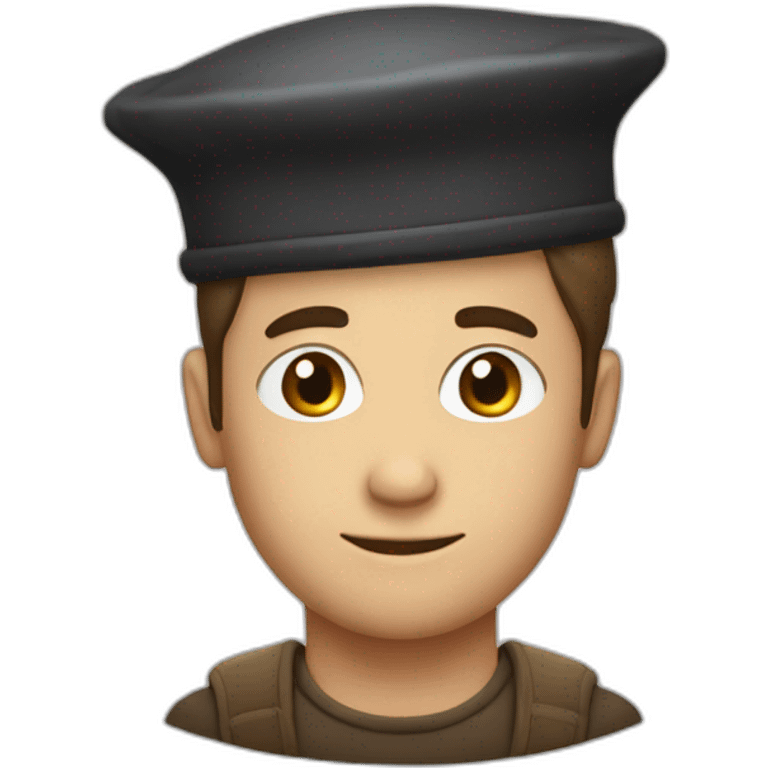 Homme avec la kippa emoji