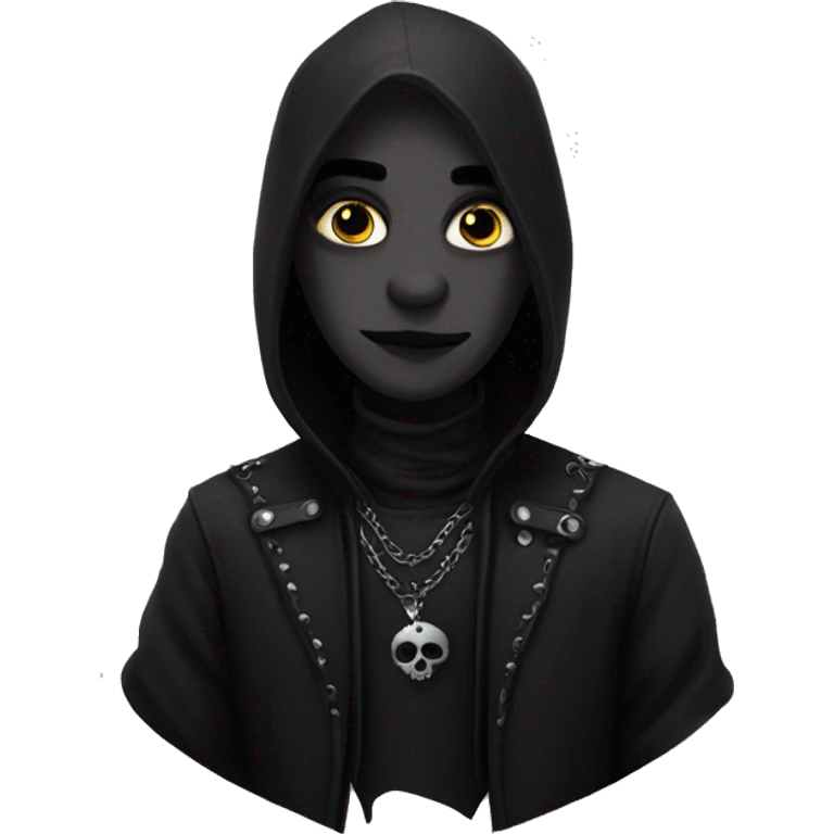 goth person emoji