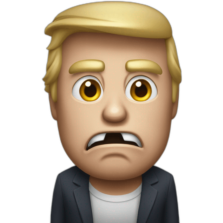 Donald-trump-angry emoji