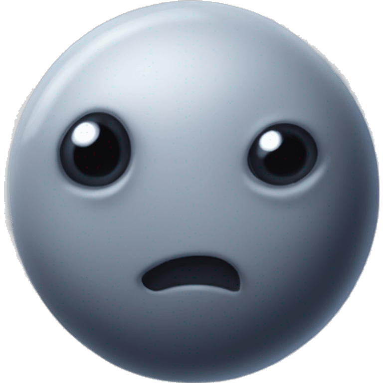 Grey cratery planet emoji