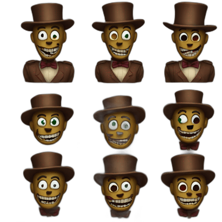 Freddy five night at freddy emoji