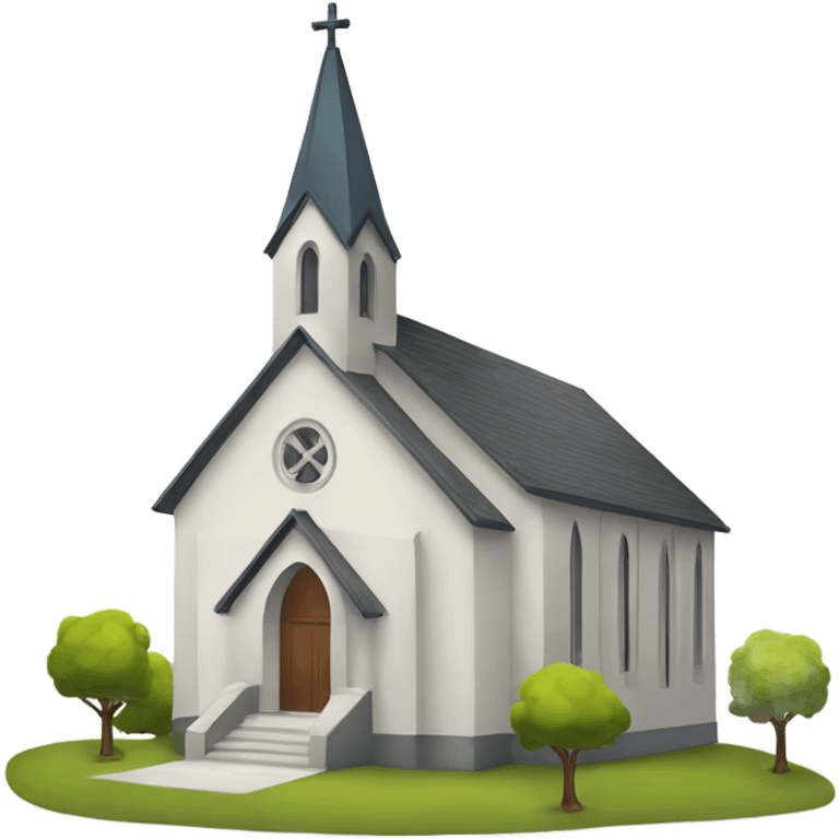 Modern church building  emoji