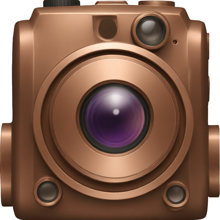 bronze camera emoji