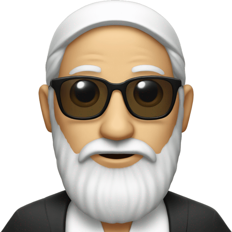 A Rabbi with sunglasses  emoji