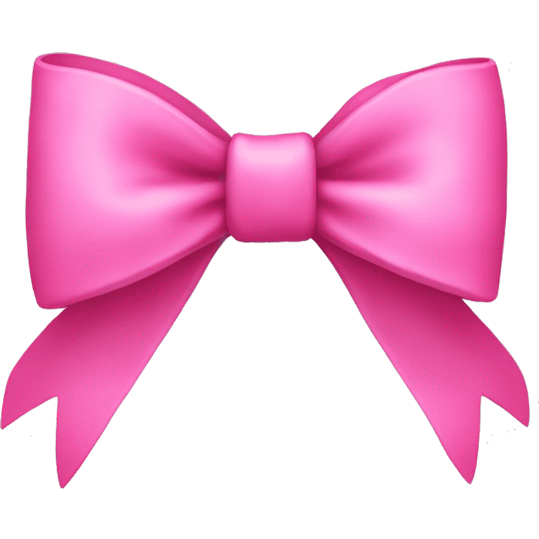 Pink bow emoji